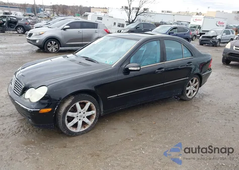 2003 Mercedes-Benz C 320 Sport from USA, damaged, VIN WDBRF84J13F428781